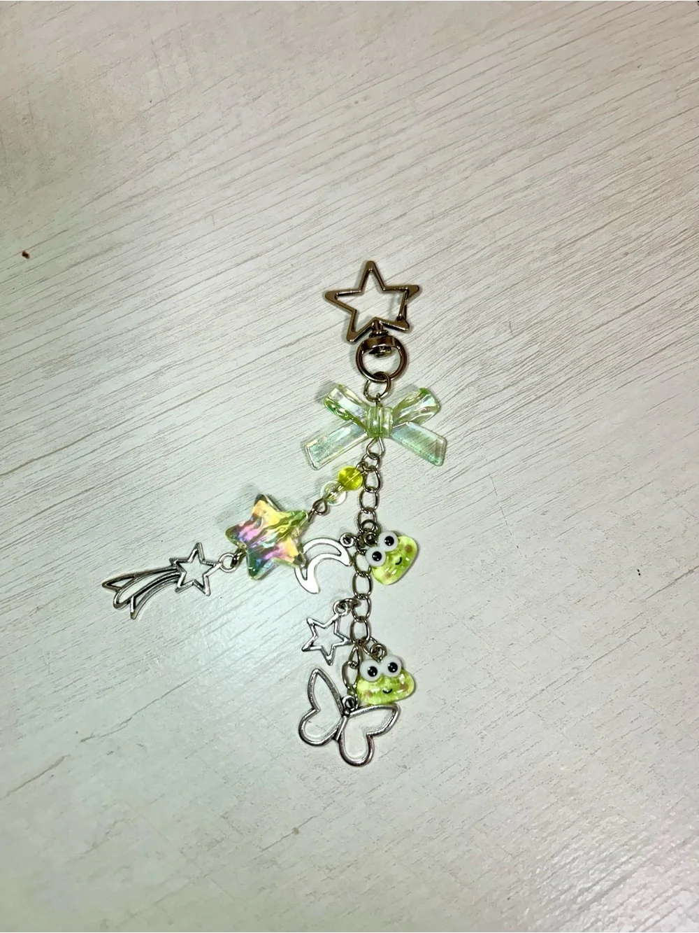 Keropi sanrio hello kitty friend beaded phonecharm handmade Anime Kawaii cartoon
